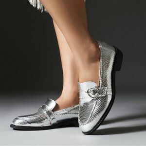 Circus by Sam Edelman Hendricks Silver Loafers for Women